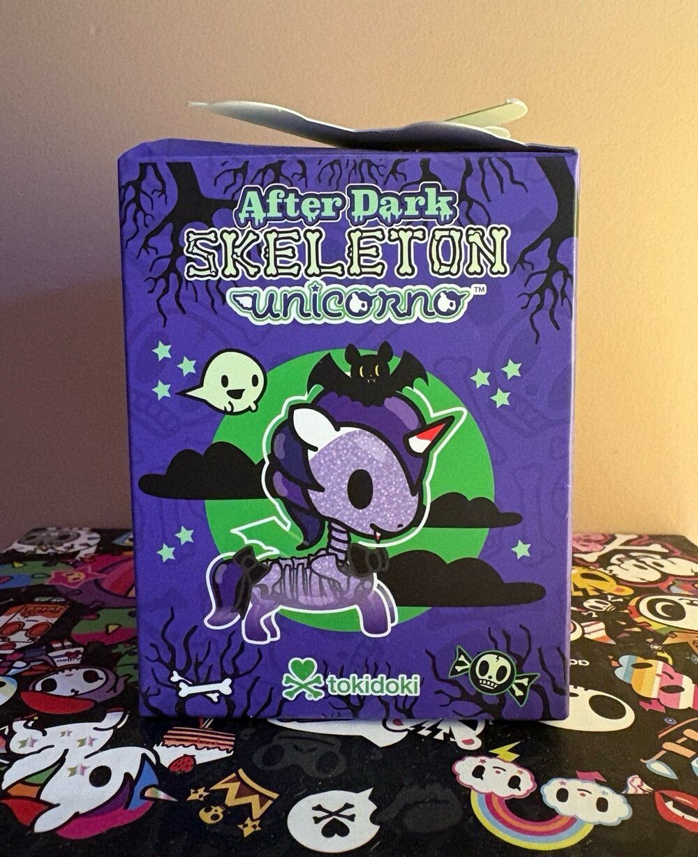 tokidoki After Dark Skeleton Unicorno Sealed Blind Box